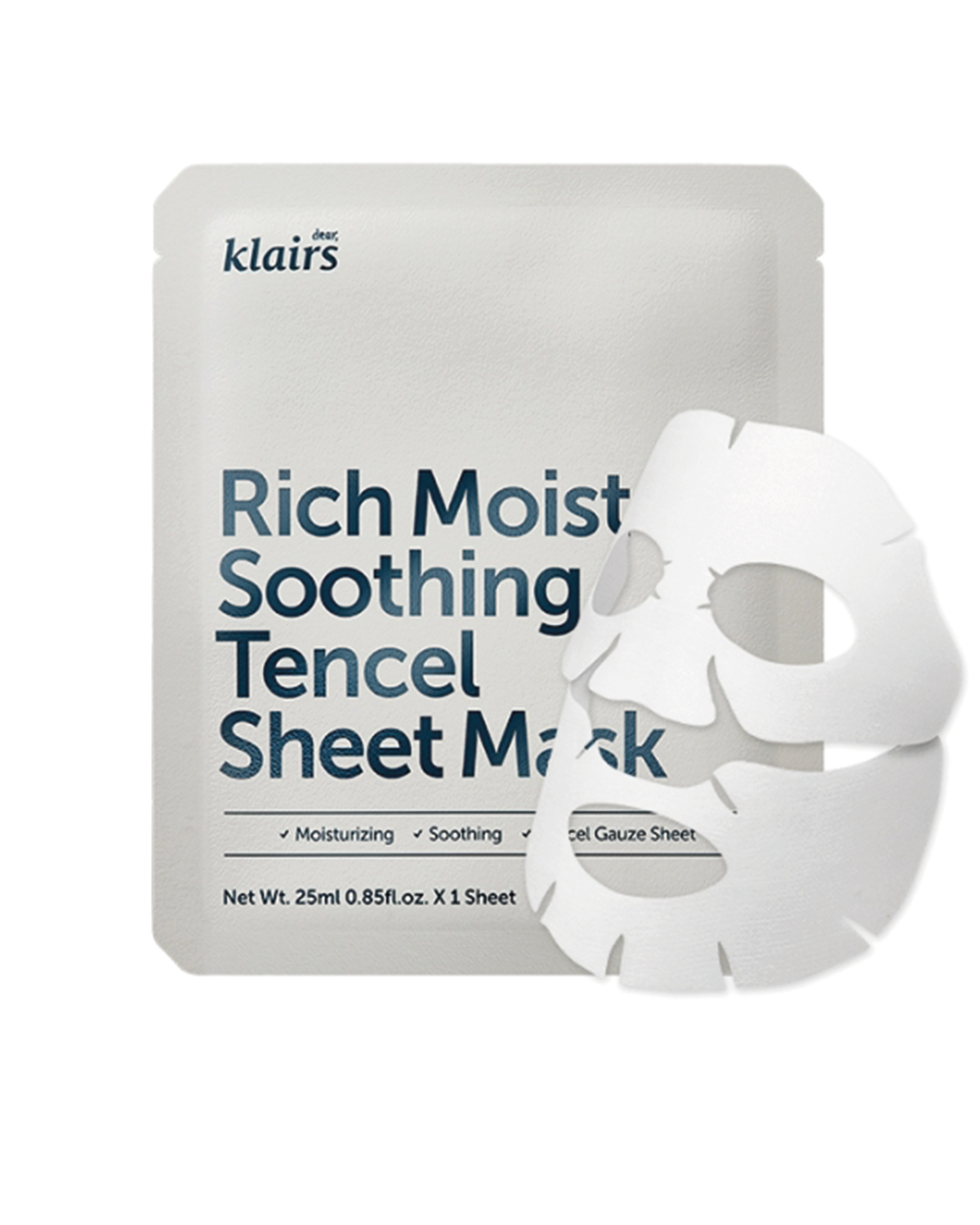 KLAIRS Rich Moist Soothing Tencel Sheet Mask 25 ml