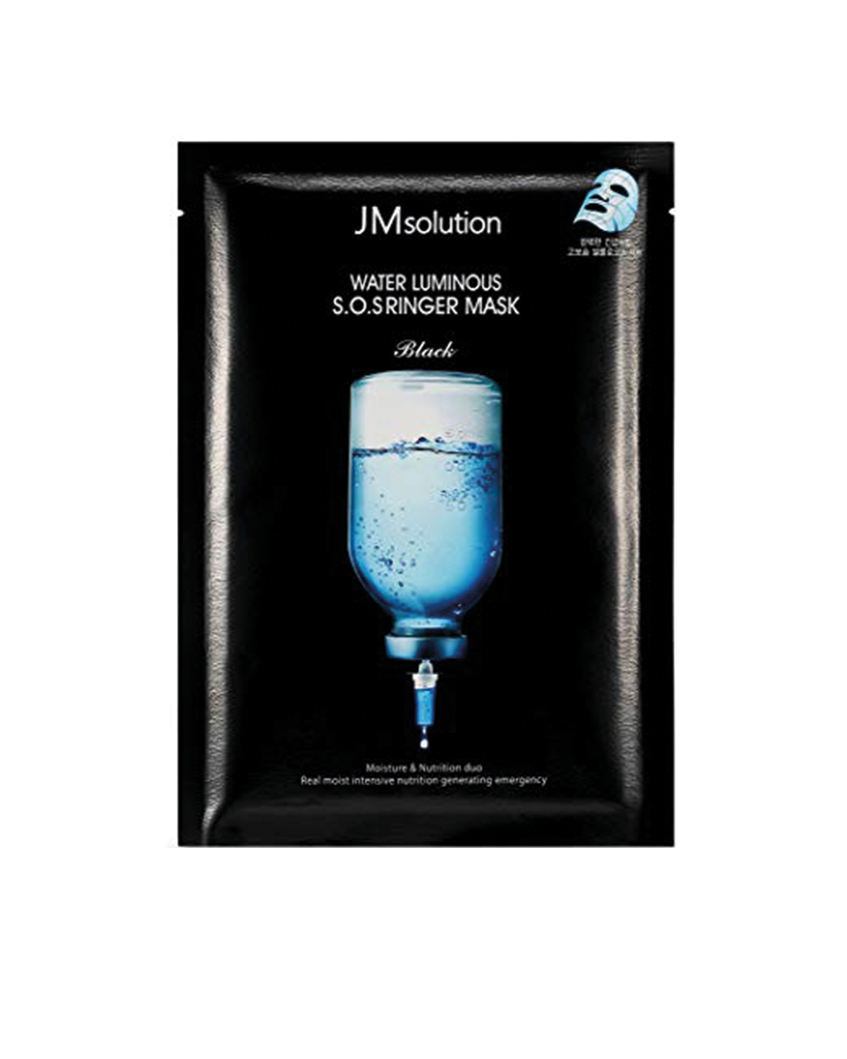 JM SOLUTION Water Luminous S.o.s Ringer Mask Black 35 ml