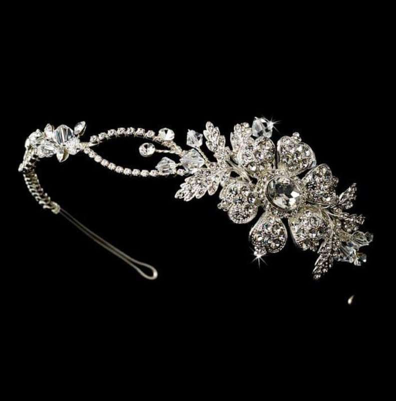 Swarovski Crystal Side headband