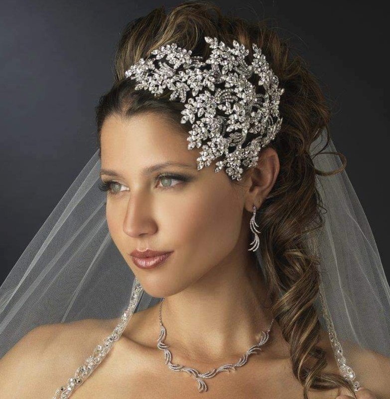 Vintage Side Bridal Headband