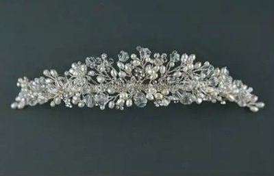 Freshwater Pearls, Crystal & Diamante Tiara
