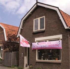 Gevel banner (huur)