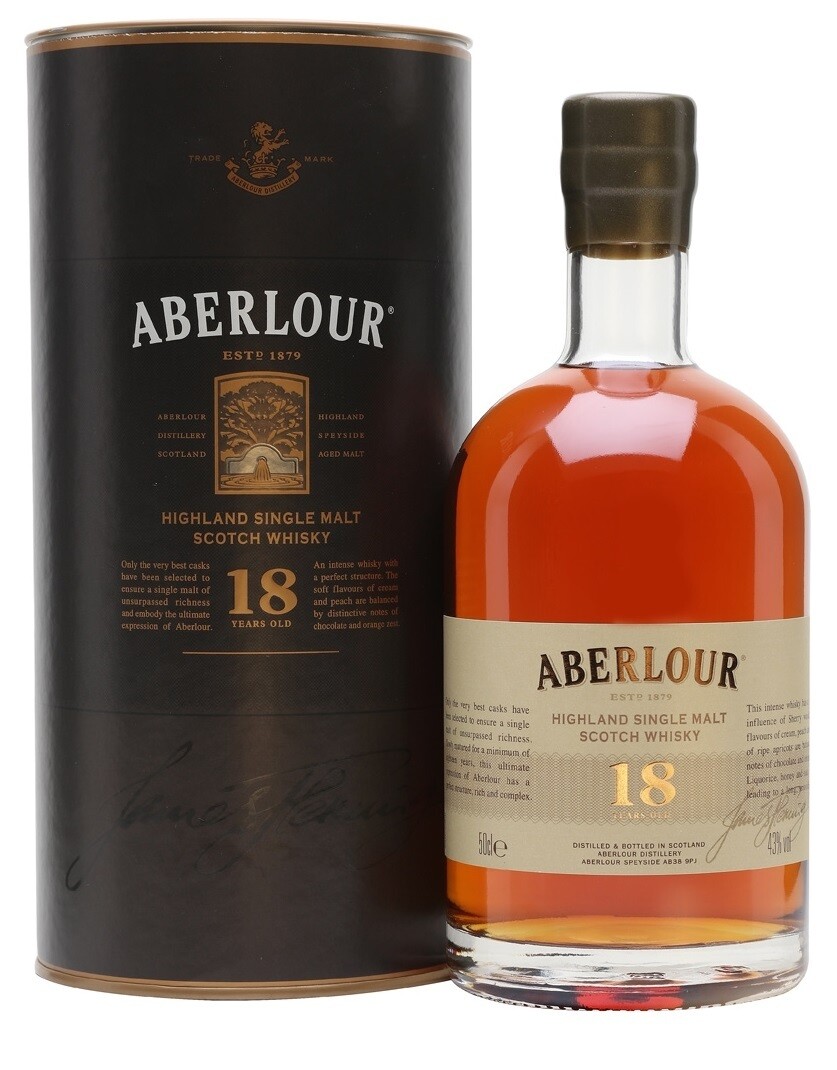 Aberlour '18 Years Old' Single Malt Scotch Whisky (500ml)