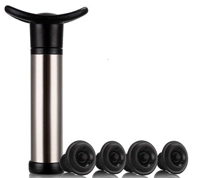 Vacuum Wine Saver (with 4 stoppers)