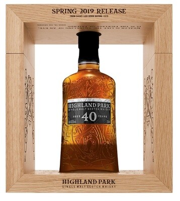 Highland Park '40 Years Old' Single Malt Scotch Whisky (2019 Release)