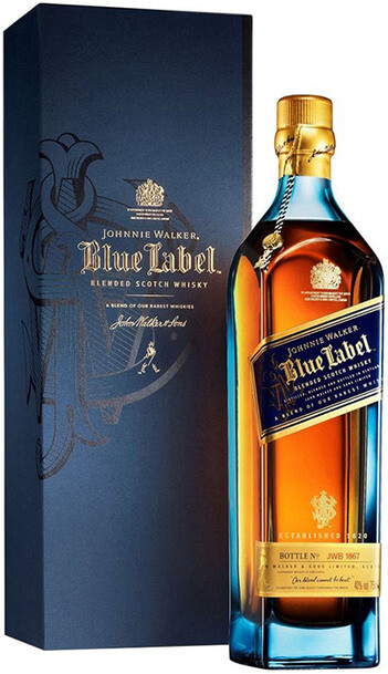 Johnnie Walker 'Blue Label' Blended Scotch Whisky