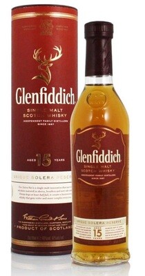 Glenfiddich '15 Years Old' Single Malt Scotch Whisky