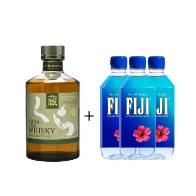 (Free 3 Fiji Water) Kura 'Rum Cask Finish' Blended Malt Whisky