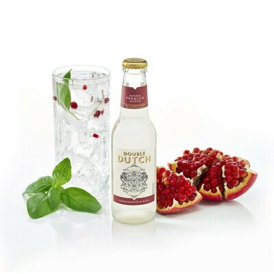 Double Dutch Pomegranate & Basil Mixer (200ml bottle)