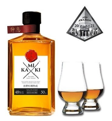 (Free Nosing Glasses) Kamiki 'Blended Malt' Whisky (500ml)