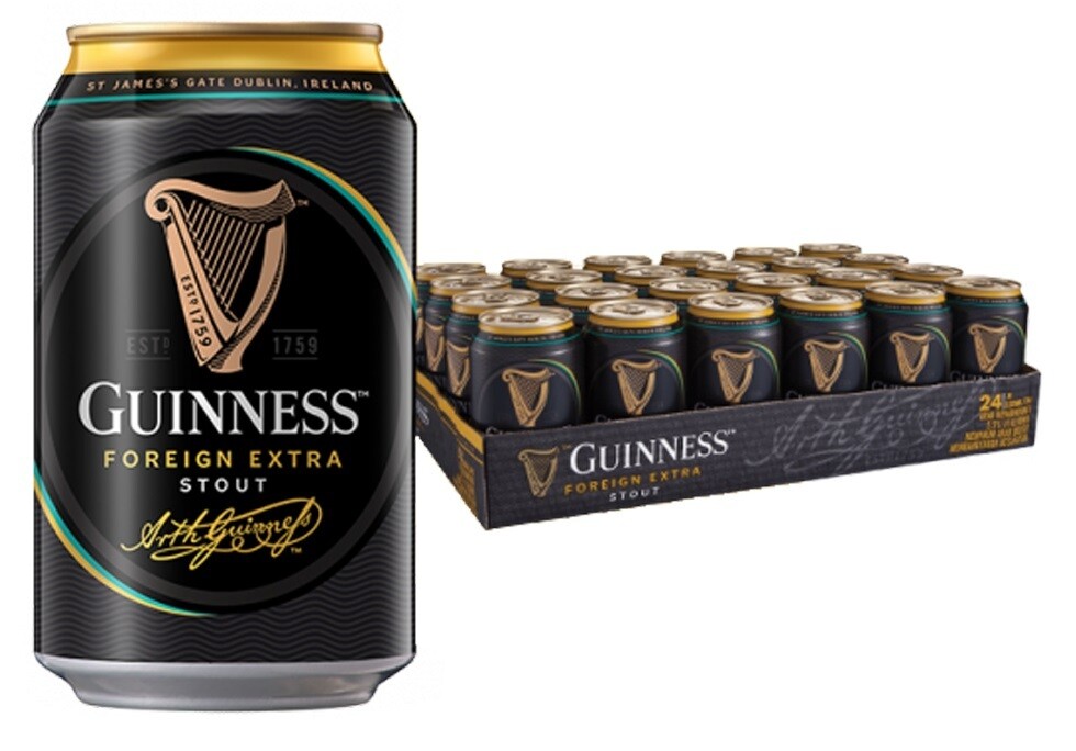 Guinness 'Foreign Extra Stout' Beer (24 x 320ml can)