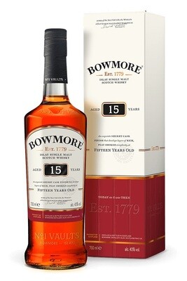 Bowmore '15 years Old' Single Malt Scotch Whisky