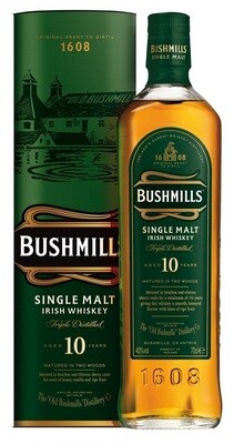 Bushmills '10 Years Old' Single Malt Irish Whiskey
