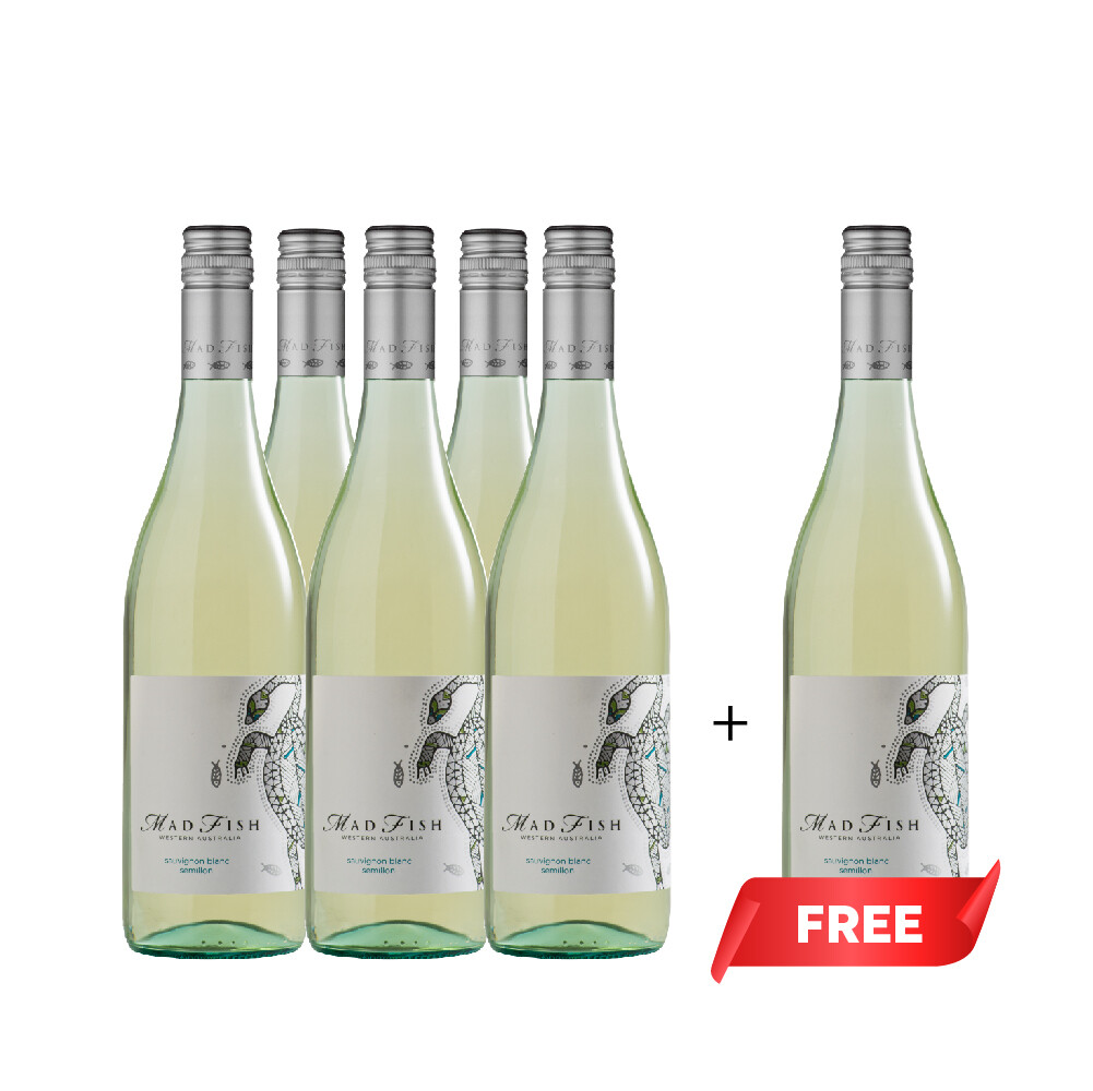 (Buy 5 Free 6th) Madfish Sauvignon blanc-Semillon