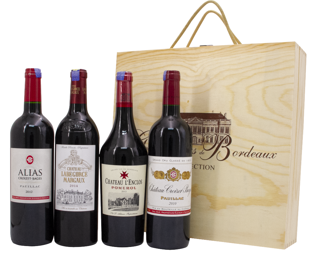 (Free Collector Wooden Box) Bordeaux 4-Btl Collection