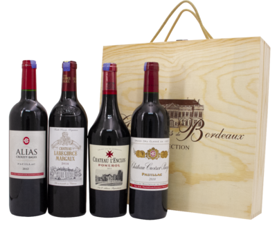 (Free Collector Wooden Box) Bordeaux 4-Btl Collection