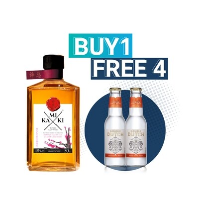 (Free 4 Double Dutch Indian Tonic) Kamiki 'Sakura Wood' Blended Whisky (500ml)