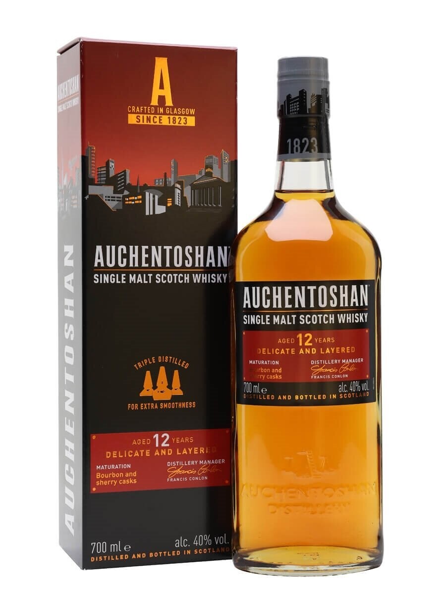 Auchentoshan '12 Years Old' Single Malt Scotch Whisky