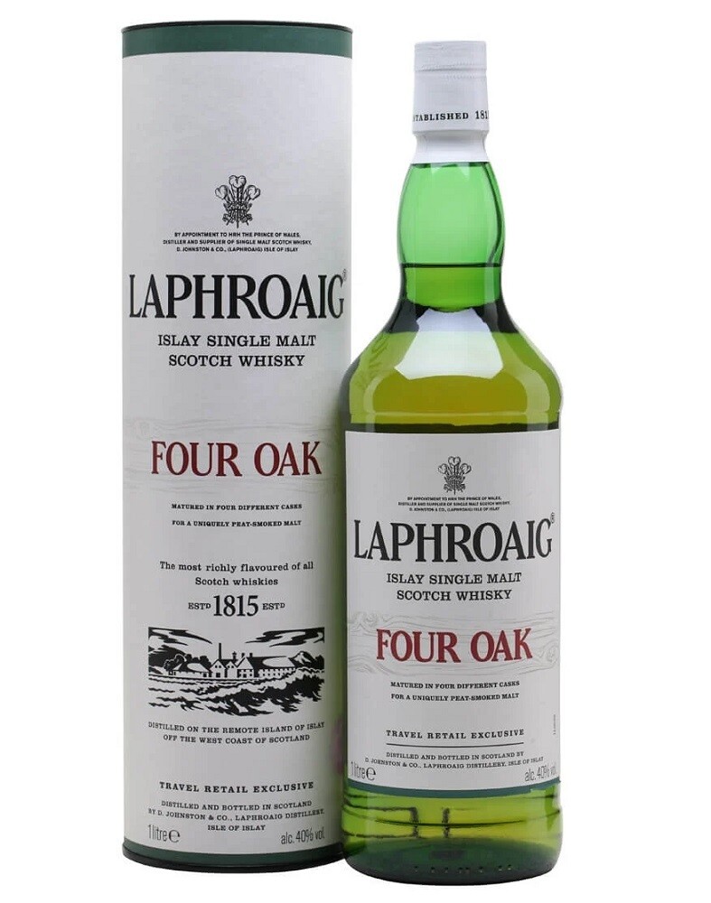 Laphroaig 'Four Oak' Single Malt Scotch Whisky (1,000ml Bottle)