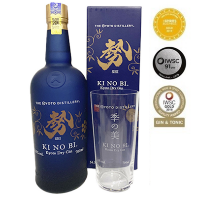 KI NO BI 'SEI' Kyoto Dry Gin (Free KI NO BI G&T Glass)