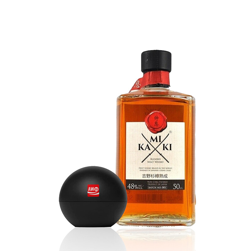 (Free Iceball maker)Kamiki 'Blended Malt' Whisky (500ml)