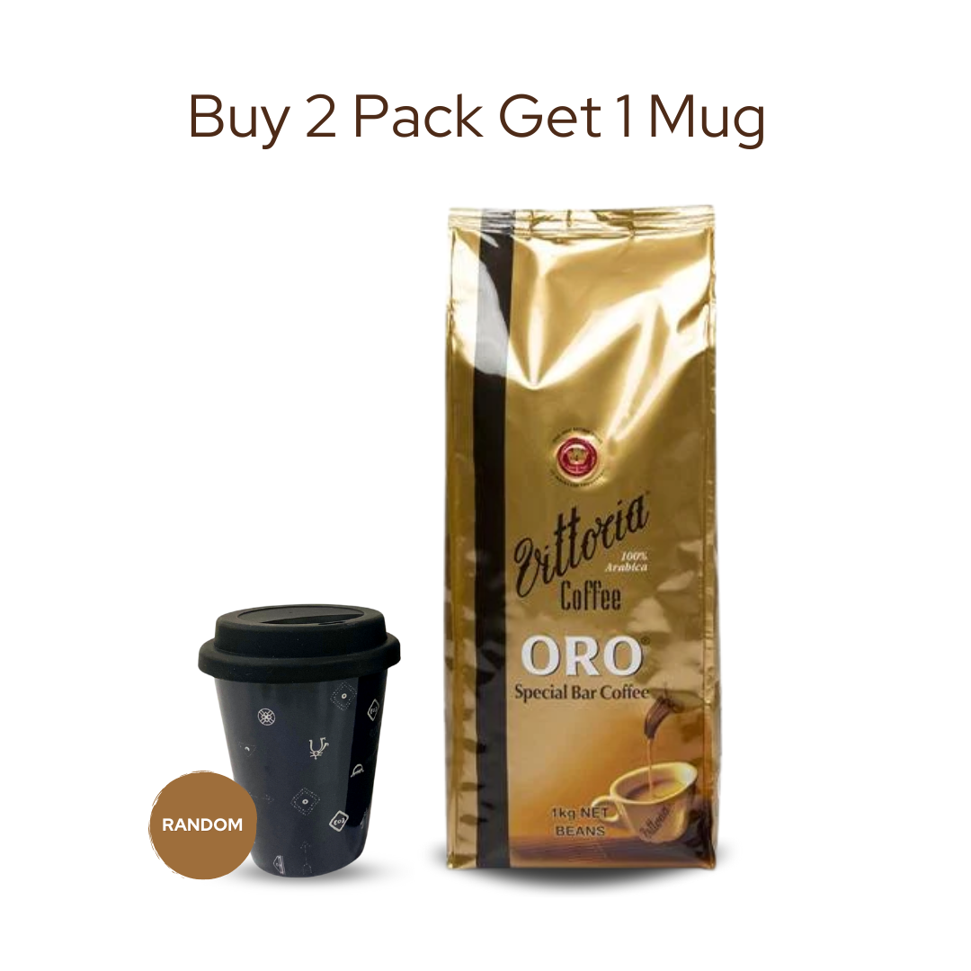 Vittoria 'Oro' Coffee Beans (1kg Pack)