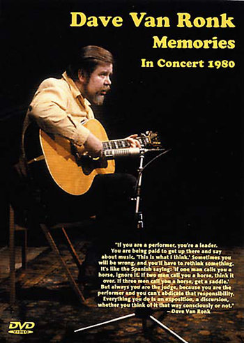 Dave Van Ronk- Memories In Concert 1980