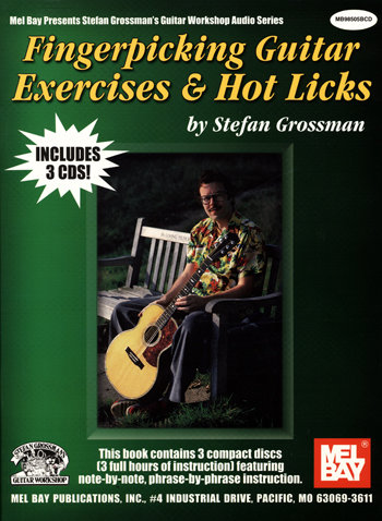 Fingerpicking Guitar Exercises and Hot Licks -3 CD Set taught by Stefan Grossman
