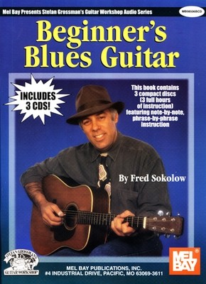 Beginner&#39;s Blues Guitar - 3 CD Set taught by Fred Sokolow