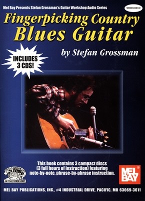 Fingerpicking Country Blues Guitar - 3 CD Set taught by Stefan Grossman