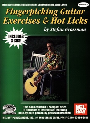 Fingerpicking Guitar Exercises and Hot Licks -3 CD Set taught by Stefan Grossman
