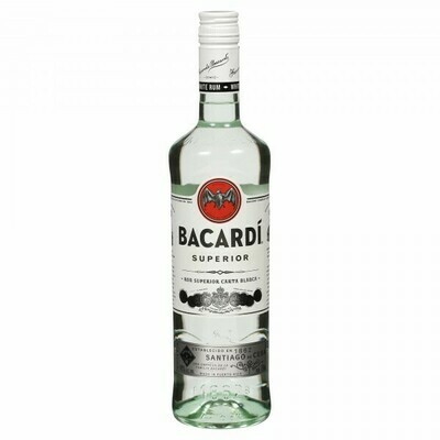Bacardi Rum Superior White 80pf- Ltr