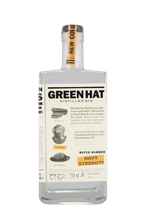 New Columbia Distillers Green Hat Navy Strength Gin - 750ml New Columbia Distillers Green Hat Navy Strength Gin - 750ml