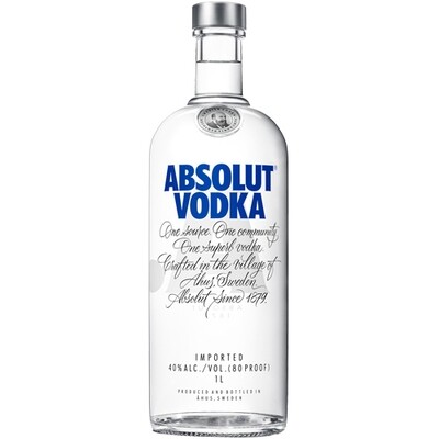 Absolut Vodka- Ltr