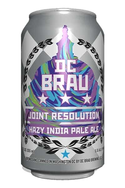 DC Brau Joint Resolution Hazy IPA 6-pack