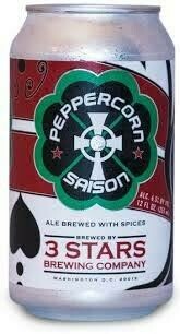 3 Stars Peppercorn Saison 6pack 3 Stars Peppercorn Saison 6pack