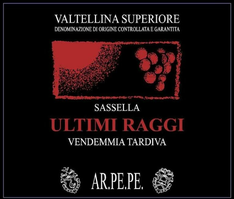 Ar Pe Pe Sassella Valtellina Superiore Ultimi Raggi 2005 ***SALE*** Ar Pe Pe Sassella Valtellina Superiore Ultimi Raggi 2005 ***SALE***