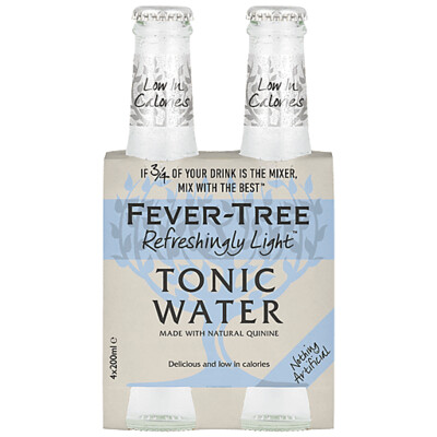 Fever Tree Naturally Light Tonic 4-pack