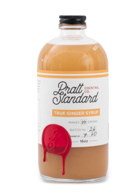 Pratt Standard True Ginger Syrup - 16oz.