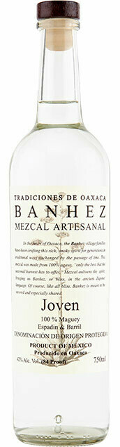 Banhez Ensamble Joven Mezcal Artesanal 750ml Banhez Ensamble Joven Mezcal Artesanal 750ml