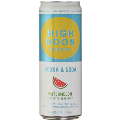High Noon Watermelon 4-pack cans