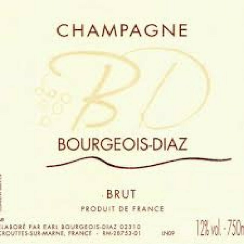 Champagne Bourgeois-Diaz Brut NV *CLOSEOUT*