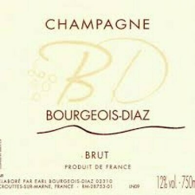 Champagne Bourgeois-Diaz Brut NV *SALE* Champagne Bourgeois-Diaz Brut NV *SALE*
