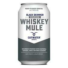 Cutwater Black Skimmer Bourbon Whiskey Mule 4-pack cans