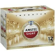 Amstel Light case of 24 x 12 oz bottles Amstel Light case of 24 x 12 oz bottles