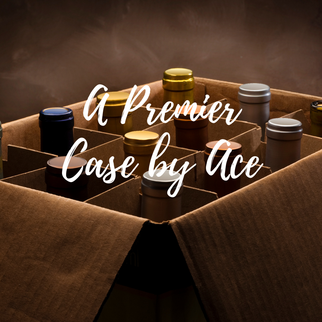 &quot;A Premier Case by Ace&quot; selected by our wine buyers.
Wines ranging from $35-$40 per bottle.
Red/White/Rosé/Sparkling options available.
*Curbside Pickup and DC Delivery Only*