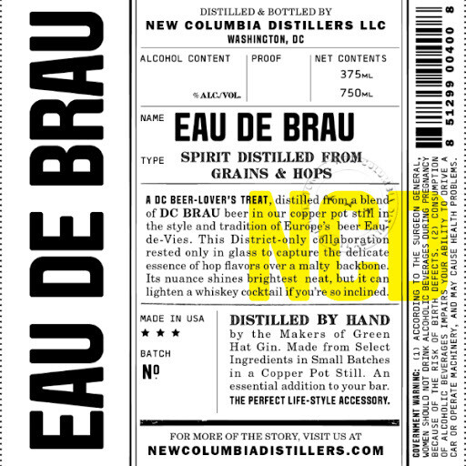 Green Hat Eau de Brau 375ml Green Hat Eau de Brau 375ml
