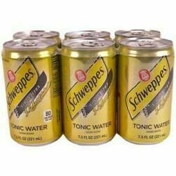 Schweppes Tonic Water 7.5oz 6-pack cans