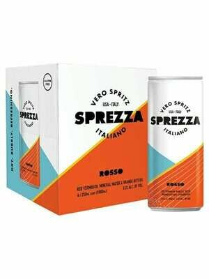 Sprezza Italiano Vero Spritz Rosso 250ml cans 4-pack