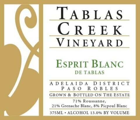 Tablas Creek Esprit de Tablas Blanc 2016 Tablas Creek Esprit de Tablas Blanc 2016